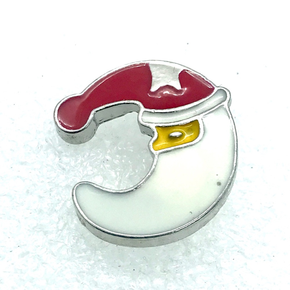 Christmas holiday Santa snap button 20mm gingersnaps ASN20
